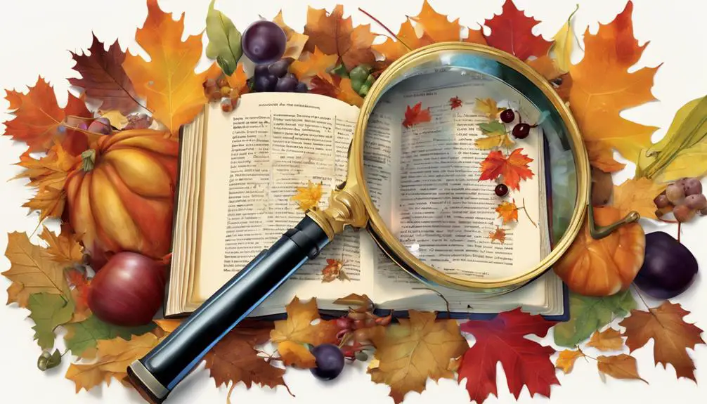 analyzing thanksgiving poem interpretation