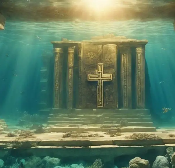 ancient city submerged underwater