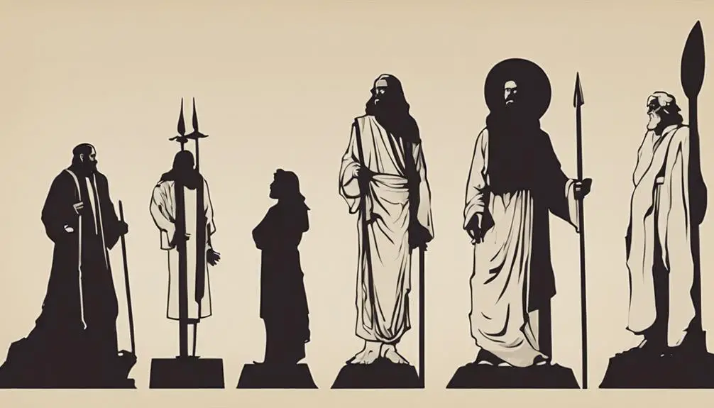 biblical figures heights compared