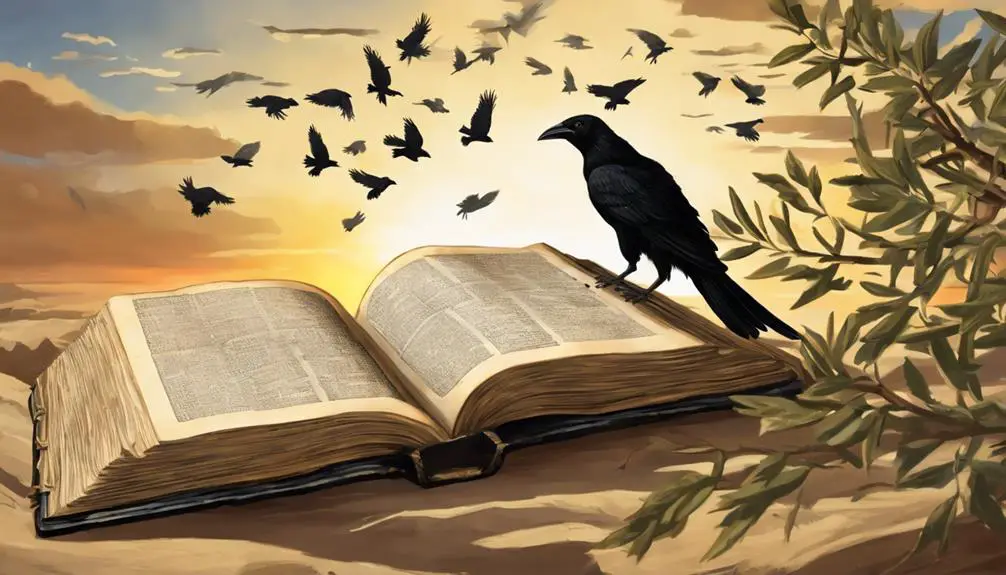 biblical symbolism of crows