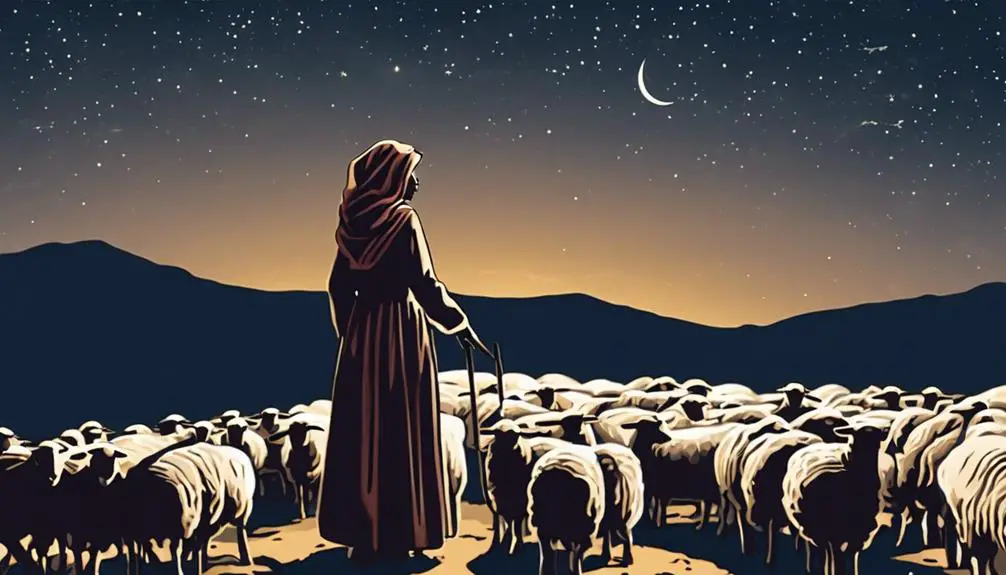 biblical women tending sheep