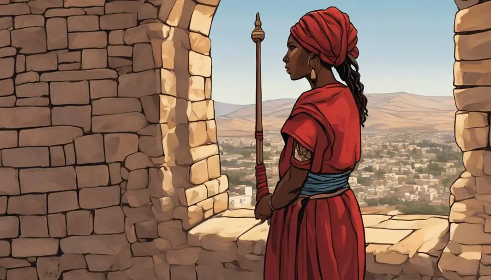 canaanite woman aids israelites
