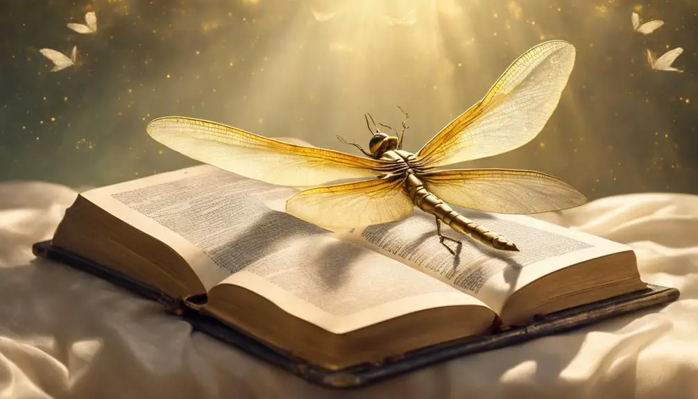 dragonflies symbolize spiritual purity