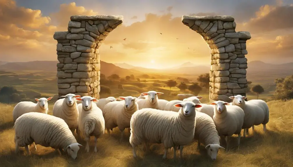 gate of the sheep