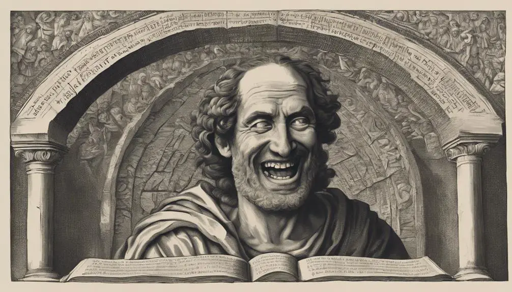 laughter amidst skepticism portrayed