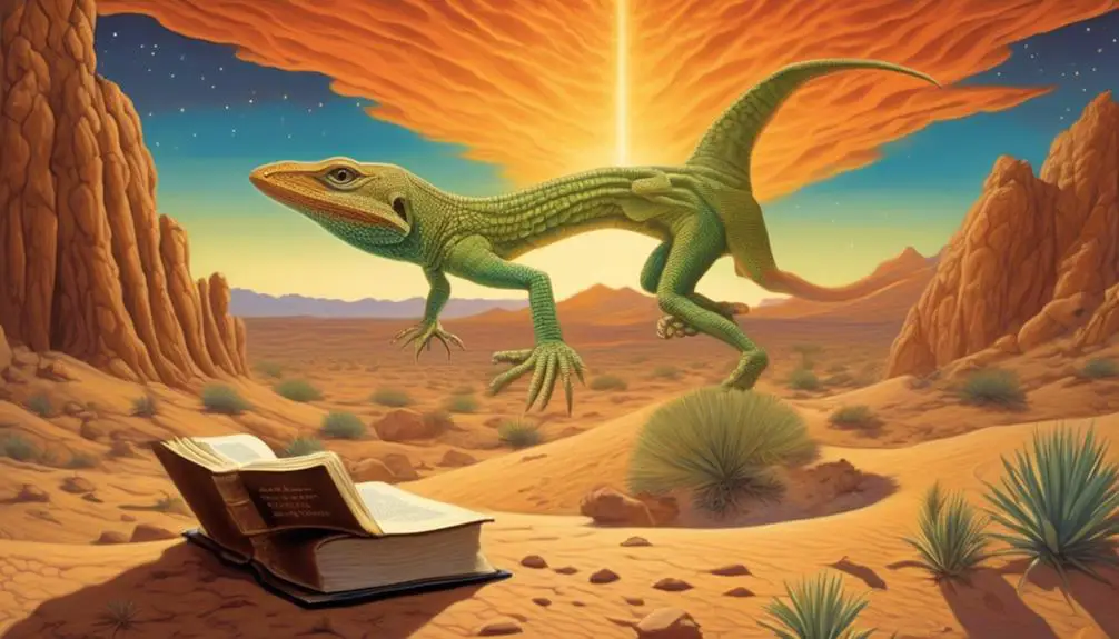 lizards in mystical visions