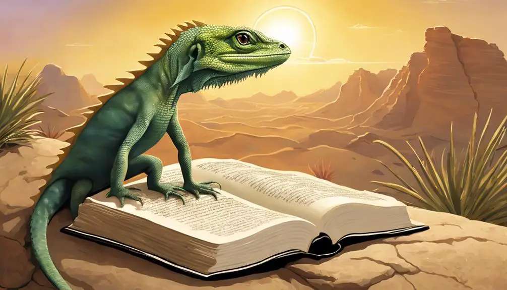 lizards in religious texts