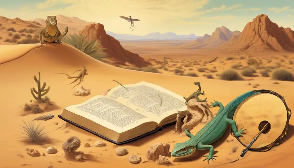 lizards in the bible