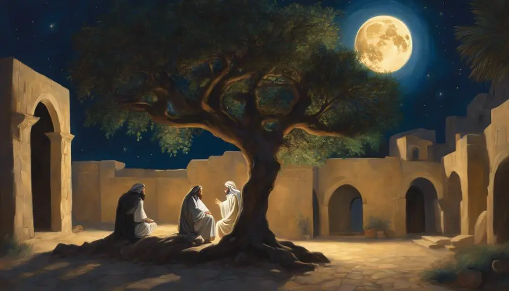 nighttime meeting with jesus