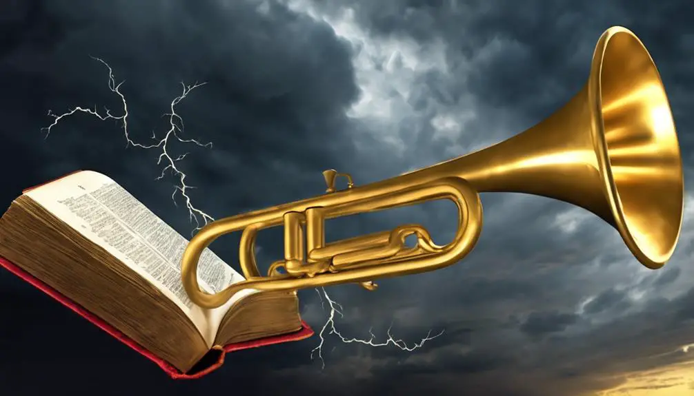 second trumpet biblical meaning