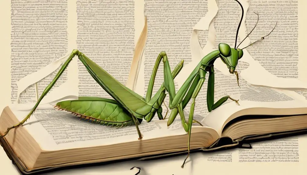 studying praying mantis habits