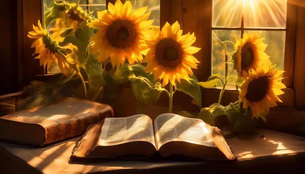 sunflower not mentioned in bible