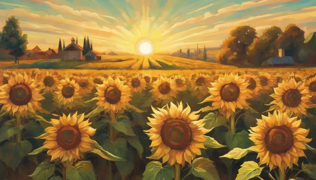 sunflowers in christian imagery