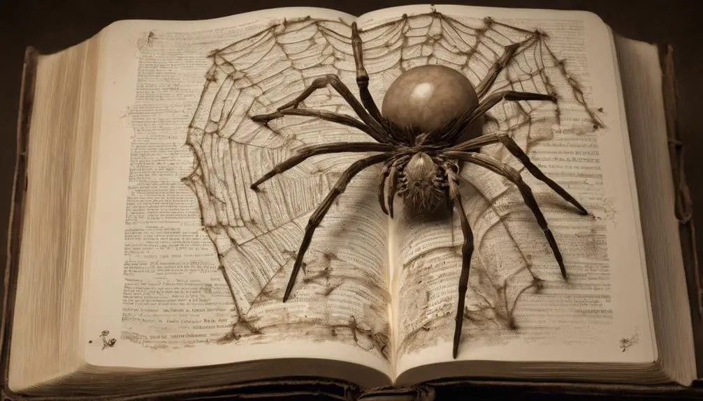 symbolism in biblical arachnids