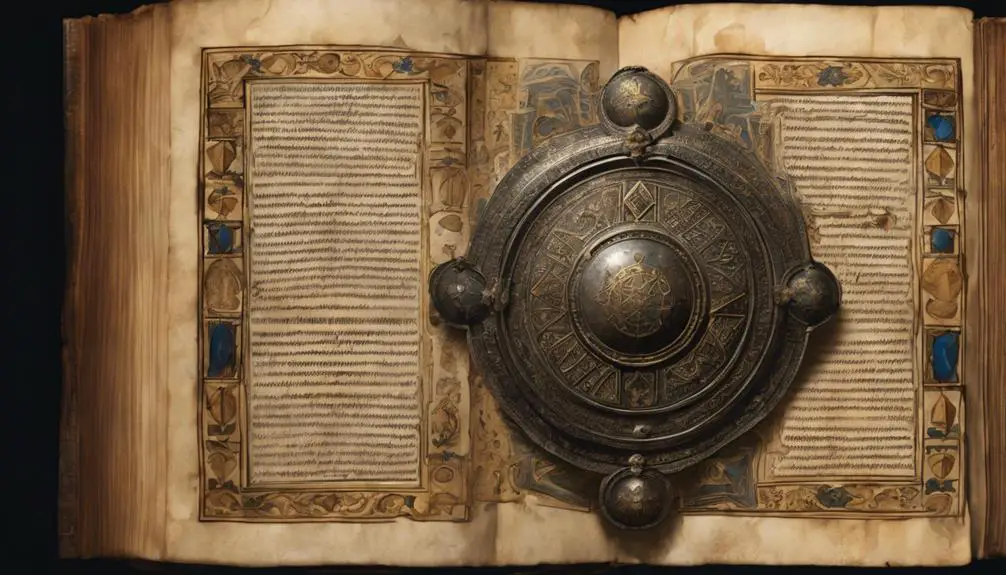 symbolism in scriptural shields
