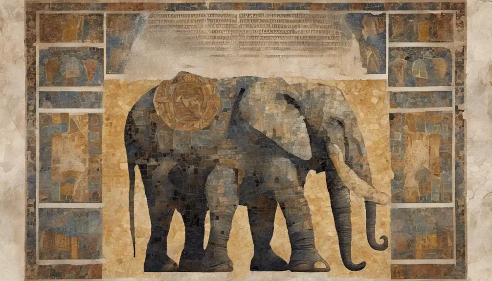 symbolism of elephants depicted