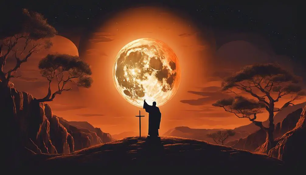 symbolism of orange moon