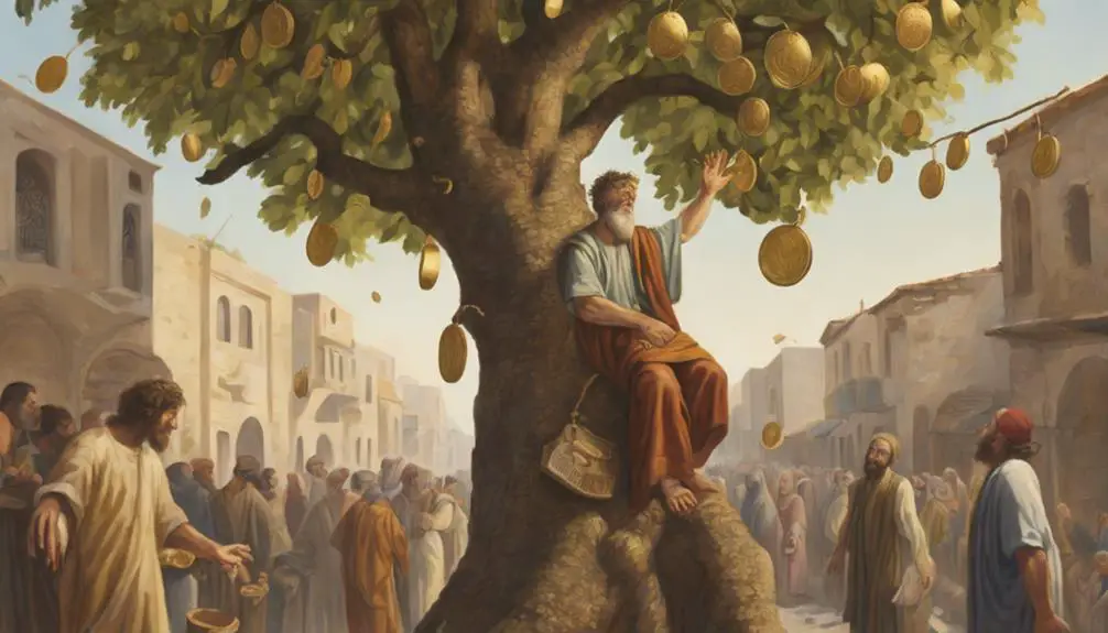 zacchaeus repents gives generously