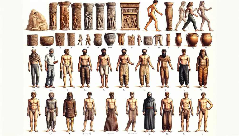 ancient artifacts depict trousers
