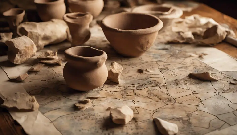 ancient pottery fragments analysis
