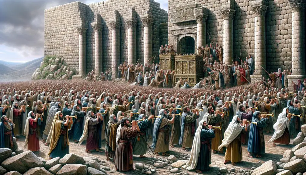 biblical city walls crumble