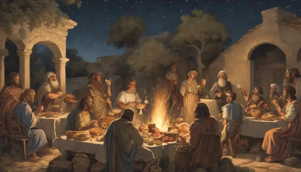 biblical feasts and revelry