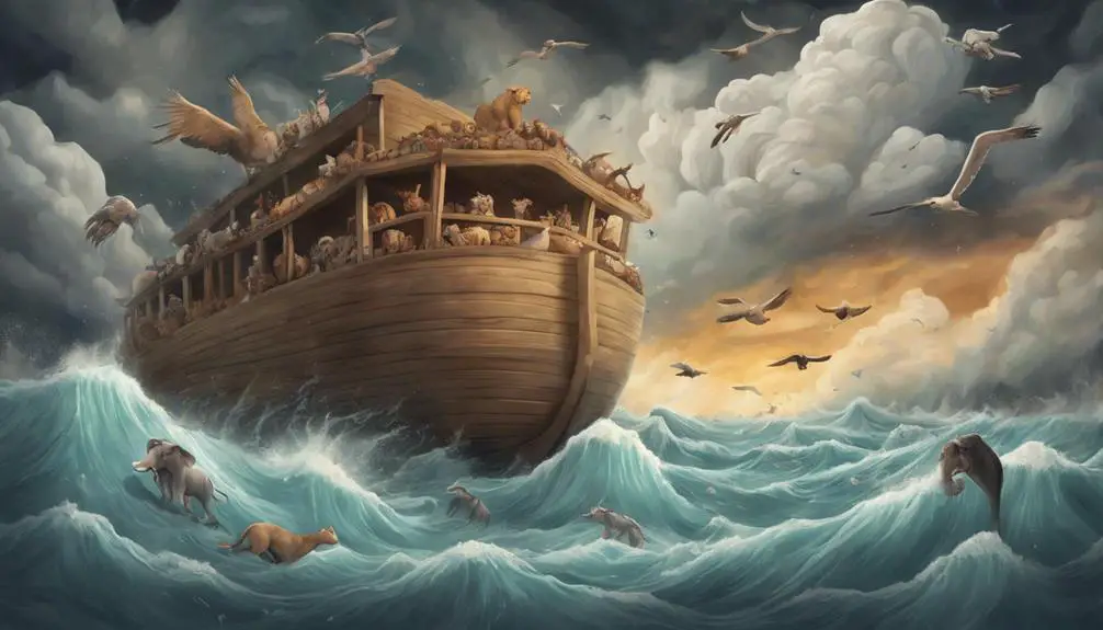 biblical flood narrative details