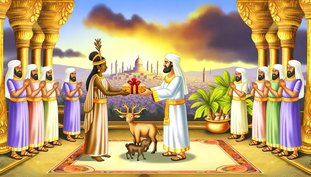 biblical meeting of royalty