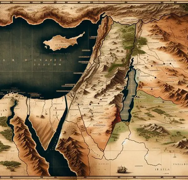 biblical palestine geographical map