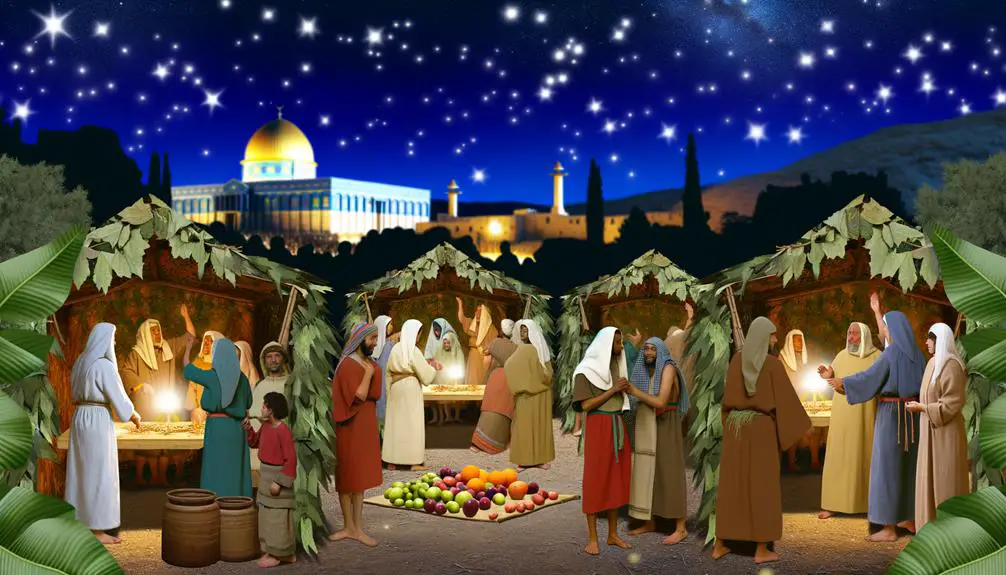 celebrating harvest in sukkot