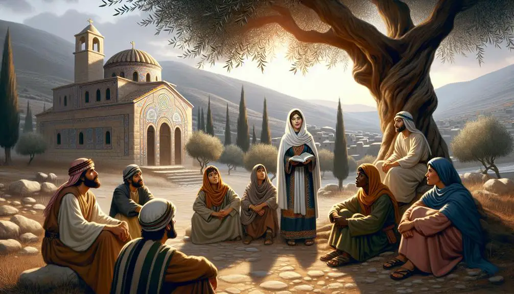 christian women preaching gospel