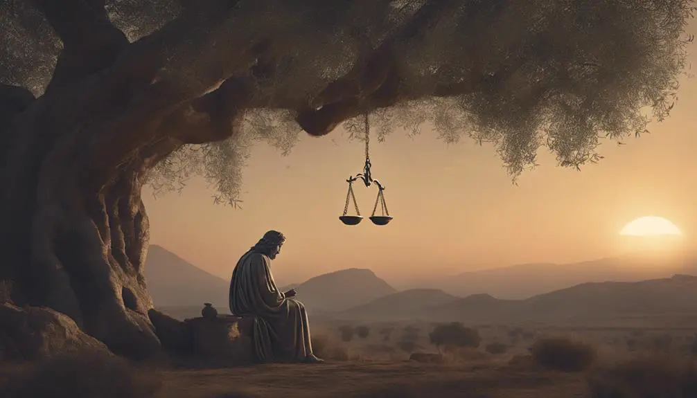 contemplating the justice of god