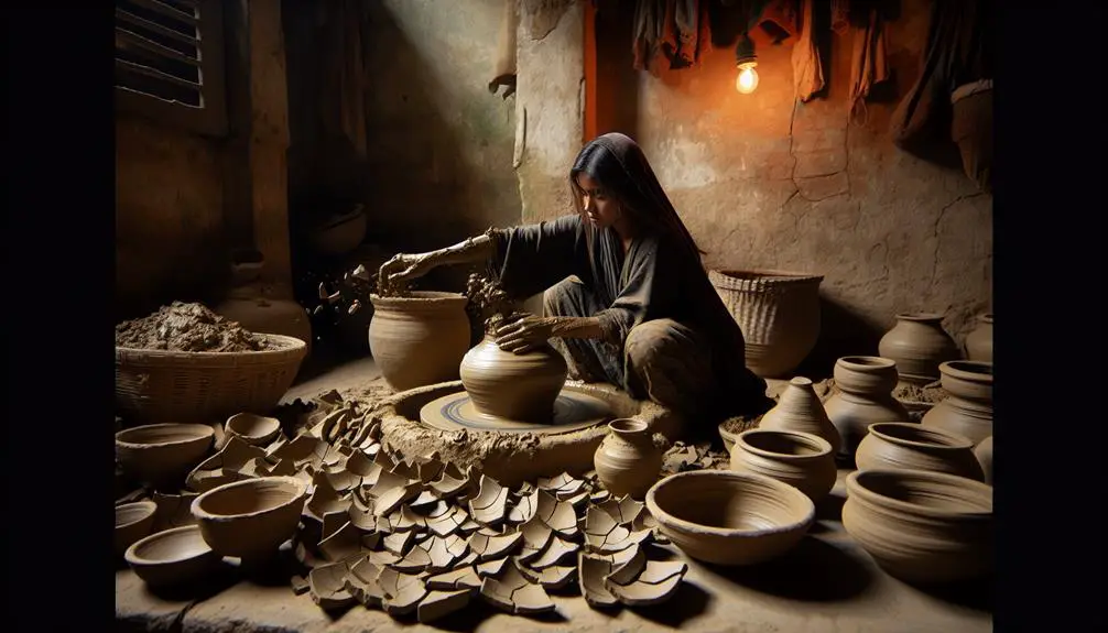 creating pottery with care