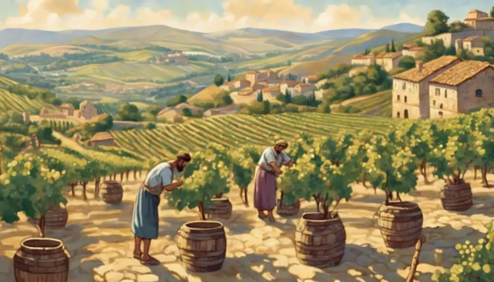 cultivating grapes for wine