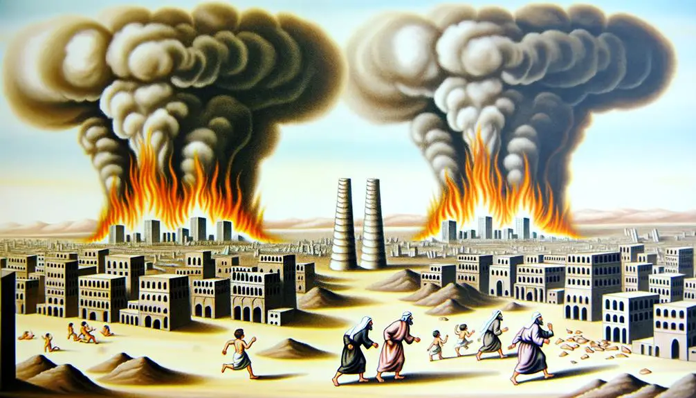 destruction of sinful cities
