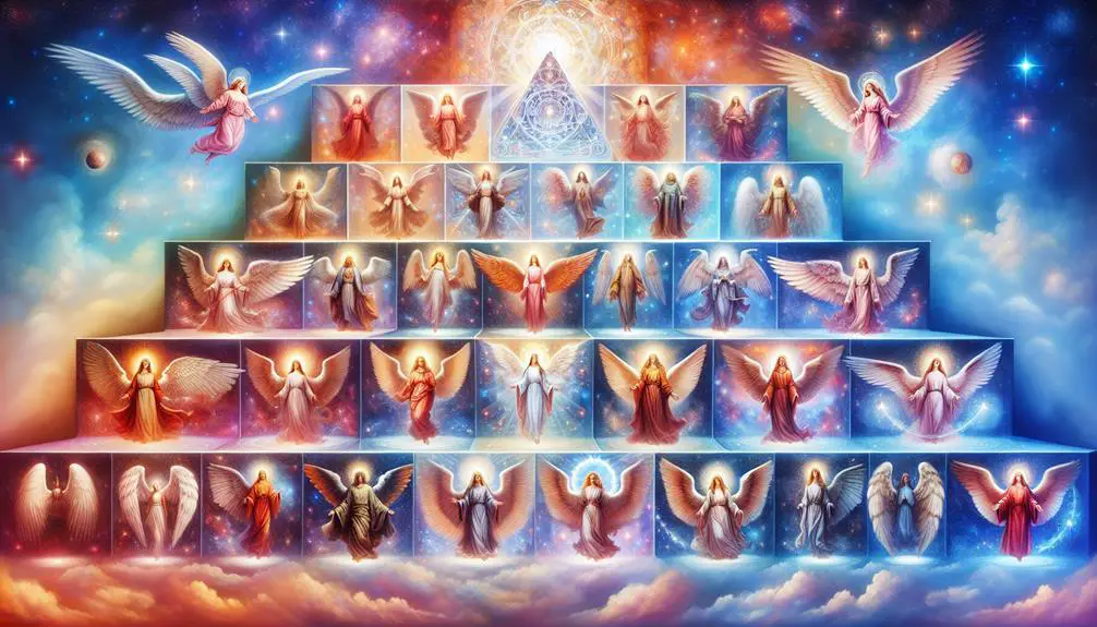 divine celestial beings ranked