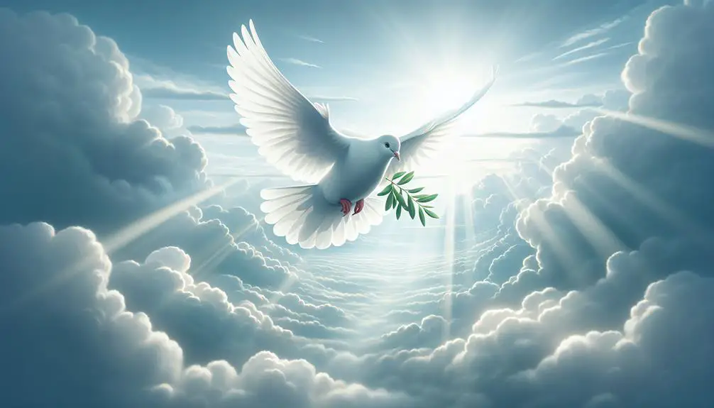 doves symbolize peace purity