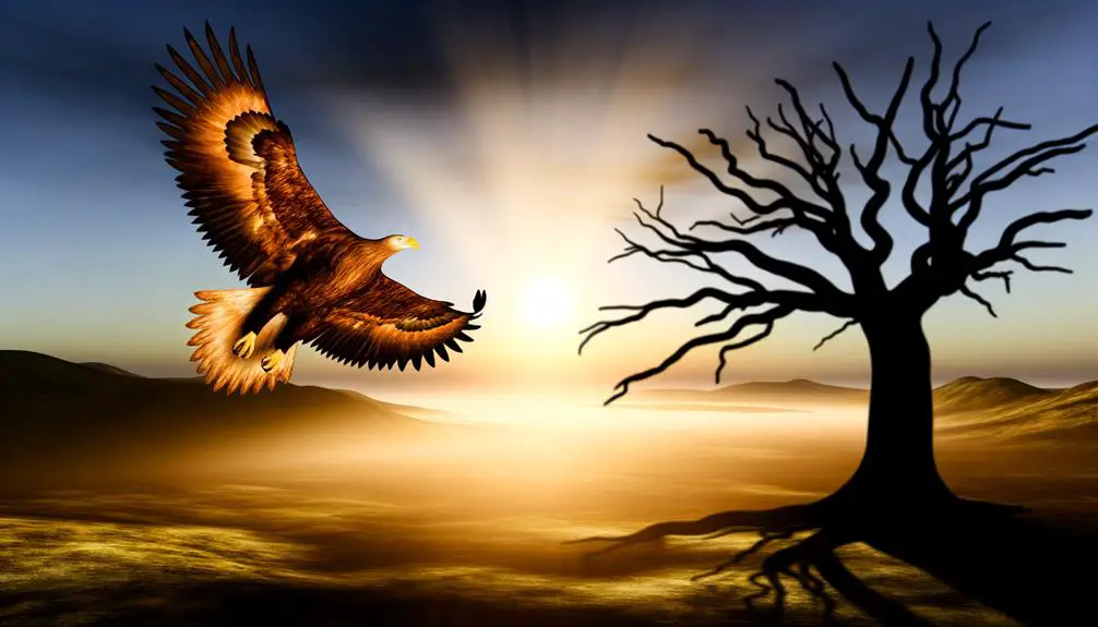 eagles symbolize renewal metaphor