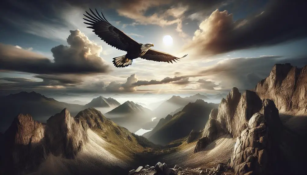 eagles symbolize strength