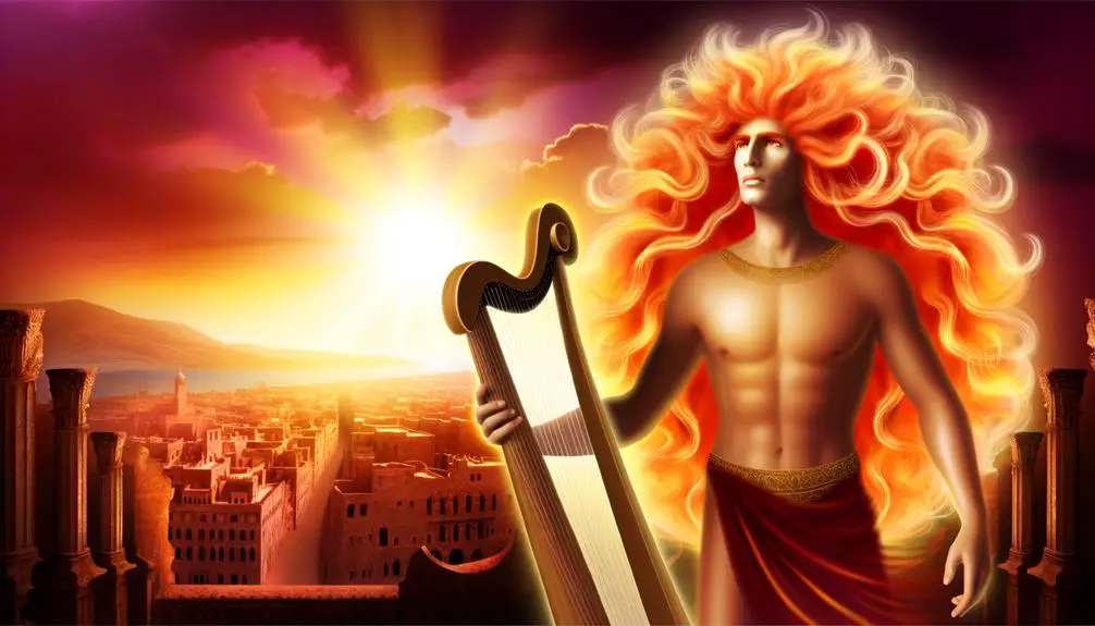 fiery haired king david