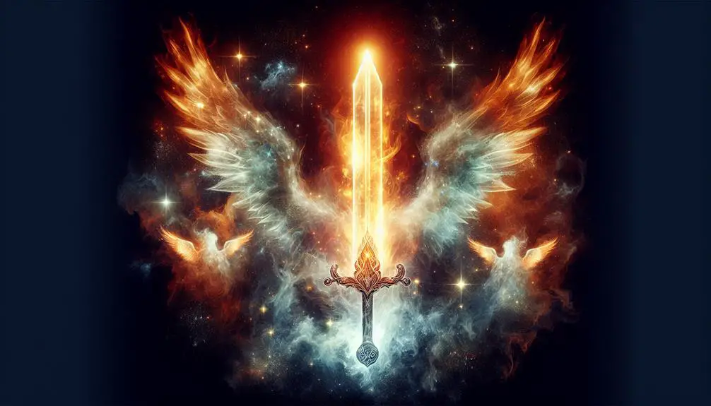 flaming sword in mythology
