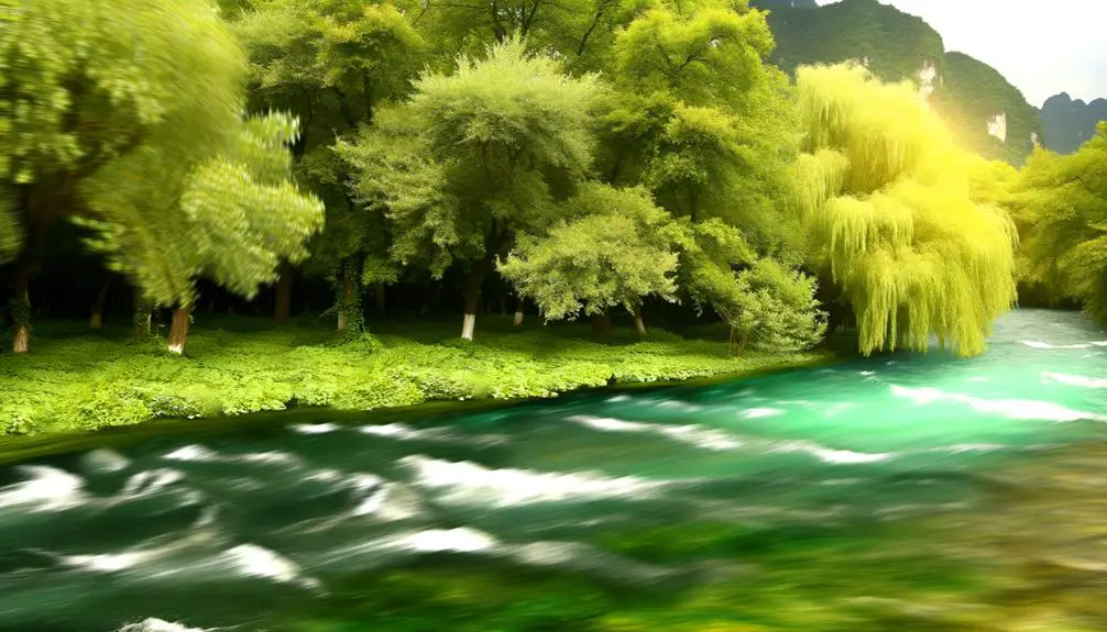 green oasis of peace