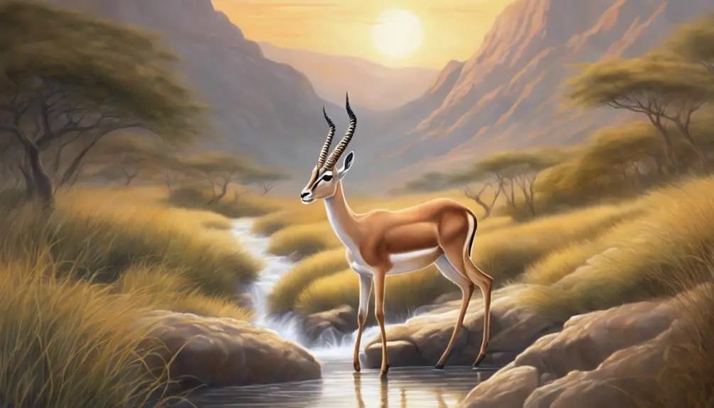 interpretation of gazelle imagery