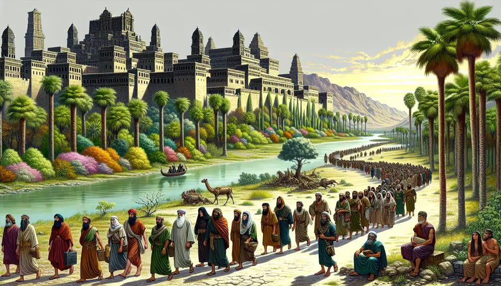 israelites exiled to babylon