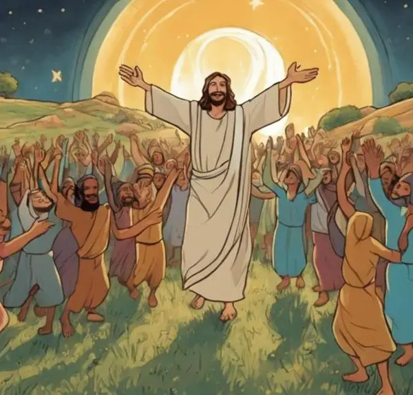 jesus dancing in bible