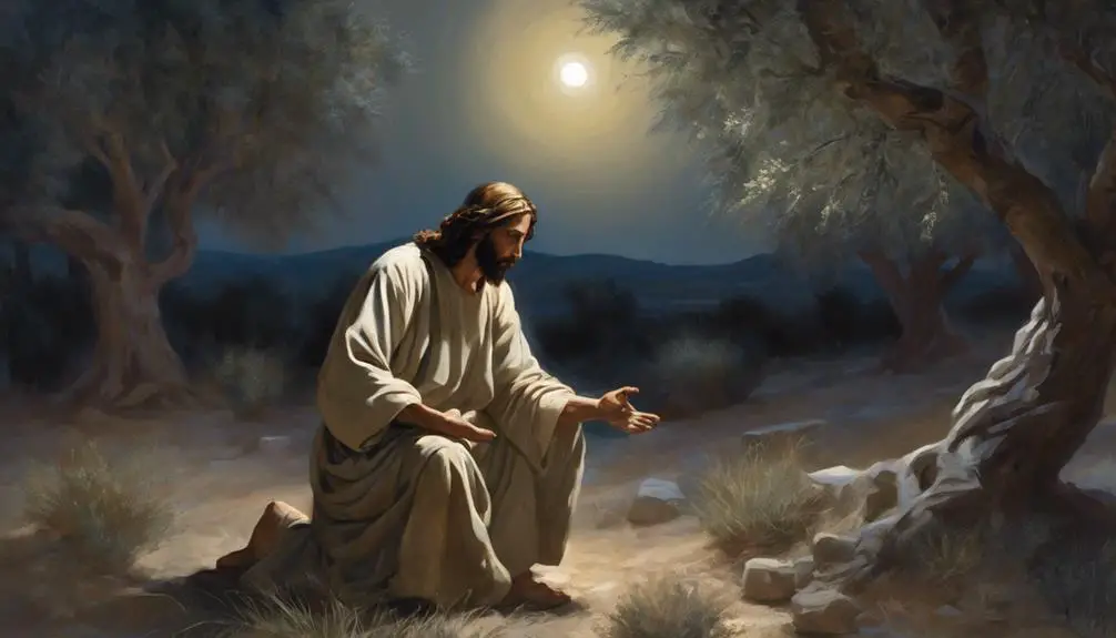 jesus prays in anguish
