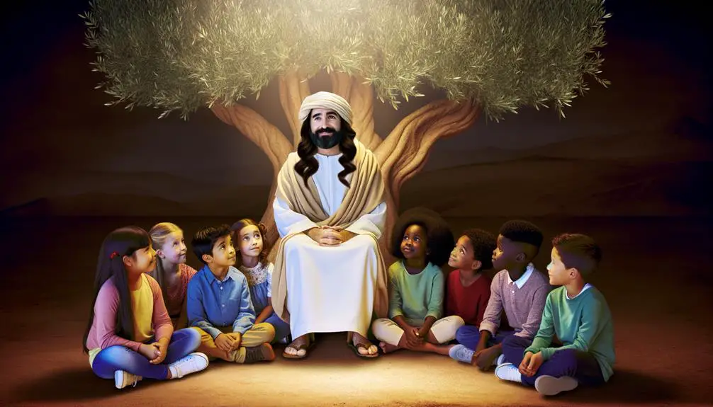 jesus welcomes children lovingly