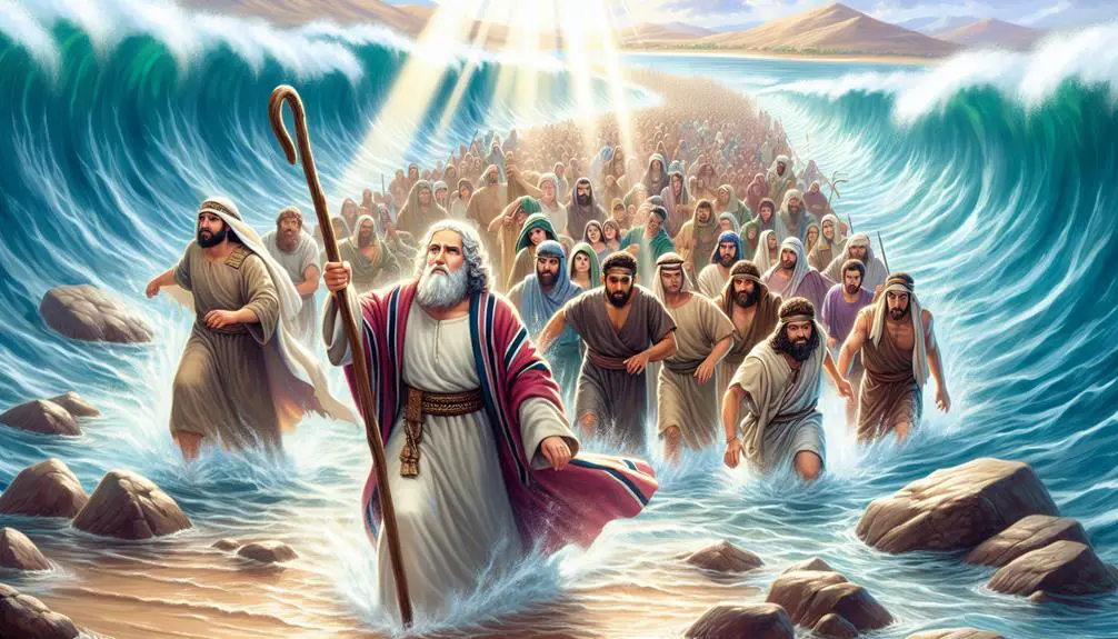 moses leads israelites out