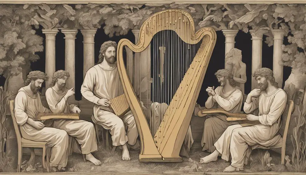 musical instruments in art
