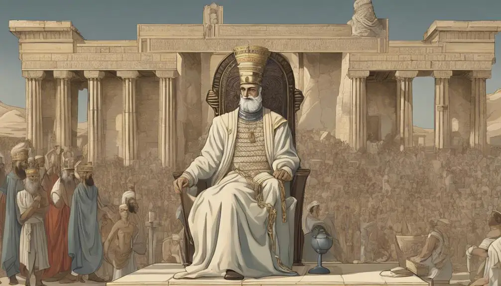 persian king conquers israel
